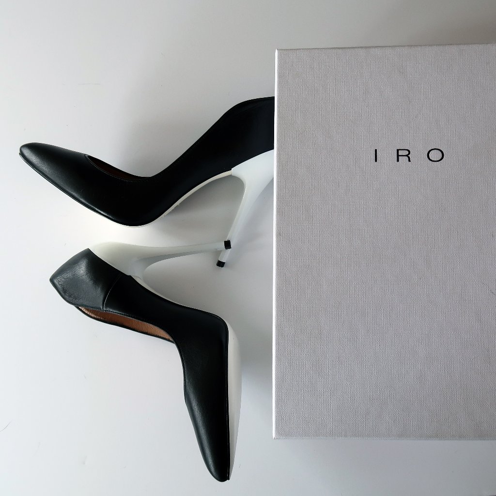 Iro Black And White Pumps Size 36